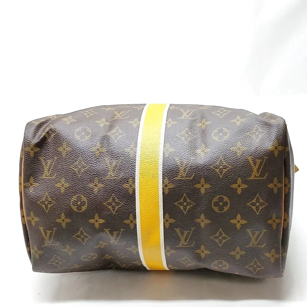 Authentic Louis Vuitton Speedy 30 Monogram Custom Stripe/Luxury Designer Handbag - Picture 10 of 16